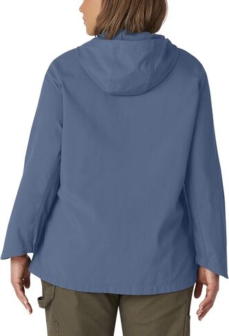 Dickies Women's Plus Size Performance Hooded Rain Jacket in Saudi Arabia