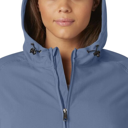 Dickies Women's Plus Size Performance Hooded Rain Jacket in Saudi Arabia
