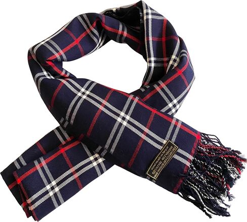CJ Apparel Men's Nepalese Tartan Design Fashion Scarf Seconds Scarves Face/Neck Wrap NEW in Saudi Arabia
