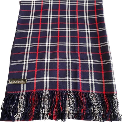 CJ Apparel Men's Nepalese Tartan Design Fashion Scarf Seconds Scarves Face/Neck Wrap NEW in Saudi Arabia