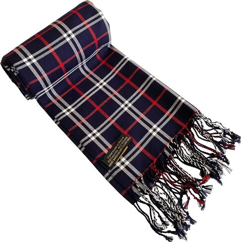 CJ Apparel Men's Nepalese Tartan Design Fashion Scarf Seconds Scarves Face/Neck Wrap NEW in Saudi Arabia