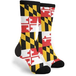 Yaateeh Crew Socks Mid Calf Dress Socks Casual Long Tube Socks For Men Women Boy Girl
