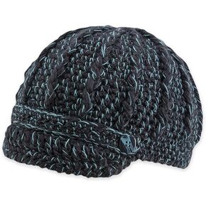 Pistil Women's Clara Knit Brimmed Beanie Hat, Black (1) in Saudi Arabia