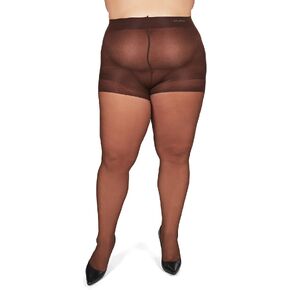 MeMoi All Day Plus Size Curvy Sheer Control Top Pantyhose