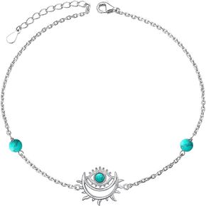 Anklet for Women 925 Sterling Silver Cross Layered Anklet for Women Girls Adjustable Dainty Beach Foot Chain Plus 9 10 Inch Charm Anklet Jewelry Birthday Gifts in Kuwait