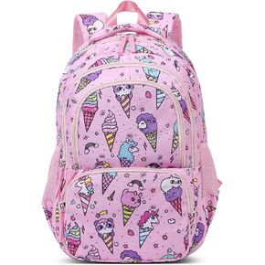 CLUCI Kids Backpack for Girls Bookbags Preschool Backpack Toddler Daycare School Bag Elementary Kindergarten Lightweight Waterproof Pink Unicorn