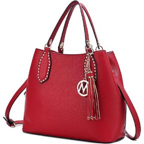 حقيبة MKF Crossbody Hobo للأزياء النسائية – محفظة كتف من جلد البولي يوريثان – حقيبة يد بمقبض علوي in Kuwait