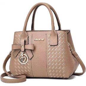 Nevenka Womens Purses and Handbags Shoulder Bag Ladies Designer Satchel (White)