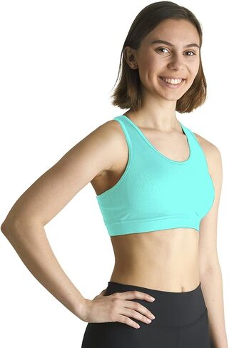 Liakada Dancewear Womens’ Basic Racerback Sports Bra with Removable Bra Cups – Gym, Yoga, Pilates, Cheer! in Kuwait