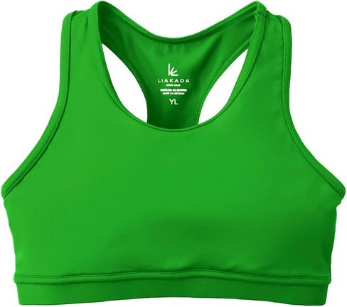 Liakada Dancewear Womens’ Basic Racerback Sports Bra with Removable Bra Cups – Gym, Yoga, Pilates, Cheer! in Kuwait