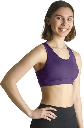 Liakada Dancewear Womens’ Basic Racerback Sports Bra with Removable Bra Cups – Gym, Yoga, Pilates, Cheer! in Kuwait