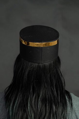 Nicky Bigs Novelties Adult Deluxe Train Conductor Hat - Railroad Engineer Hats - Halloween Costume Accessory, Black Gold, One Size in Saudi Arabia