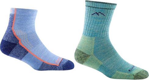 حذاء Darn Tough للسيدات للتنزه سيرًا على الأقدام مقاس 1/4 متوسط ​​الوزن مع جورب مبطن للمشي لمسافات طويلة (طراز 1958) - in Kuwait