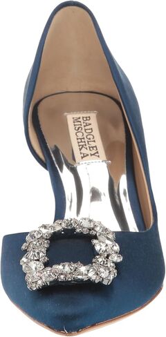 Badgley Mischka Women's Fabia II Kitten Heels with Crystal Buckle in Saudi Arabia