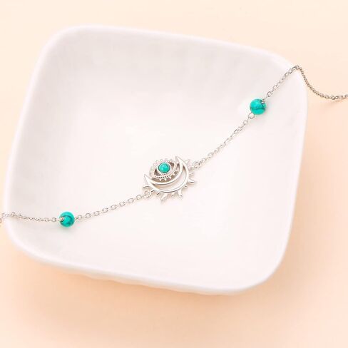 Anklet for Women 925 Sterling Silver Cross Layered Anklet for Women Girls Adjustable Dainty Beach Foot Chain Plus 9 10 Inch Charm Anklet Jewelry Birthday Gifts in Kuwait