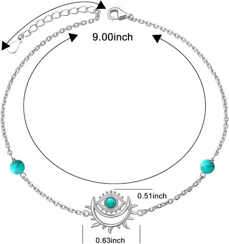 Anklet for Women 925 Sterling Silver Cross Layered Anklet for Women Girls Adjustable Dainty Beach Foot Chain Plus 9 10 Inch Charm Anklet Jewelry Birthday Gifts in Kuwait