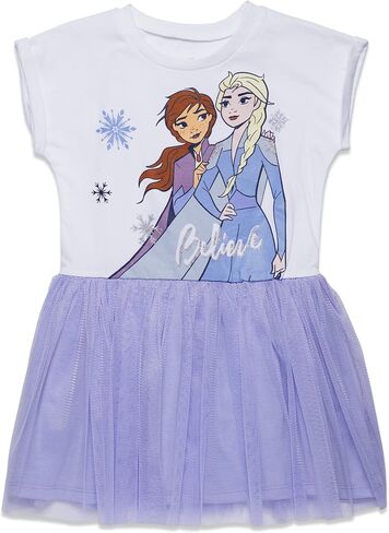 Disney Girls' Short Sleeve Tutu Dress Toddler to Big Kid in Saudi Arabia