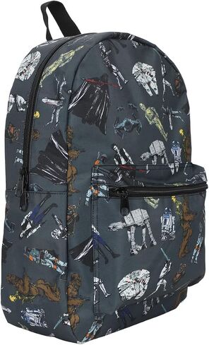حقيبة ظهر للكمبيوتر المحمول Bioworld Star Wars Multi Character AOP Adult مقاس 17 بوصة in Saudi Arabia