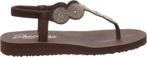 صندل نسائي من Skechers بتصميم نجوم ومظهر لامع من أحجار الراين in Kuwait