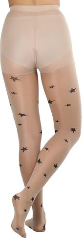 ToBeInStyle Women's Mystical Celestial Fishnet Tights in Saudi Arabia