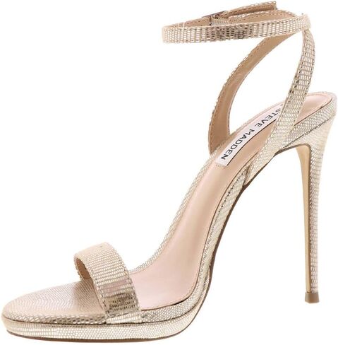 Steve Madden Wafer 4.5 inch High Heels for Women - Women's Open Toe Stiletto Heels with Ankle Strap in Saudi Arabia