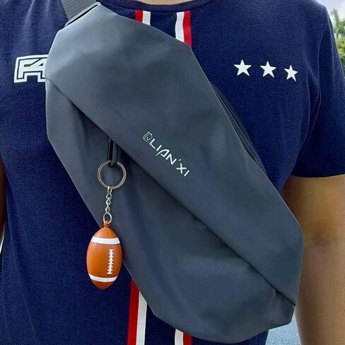 Pouoir Led كرة القدم المفاتيح الرجبي كرة القدم سلسلة المفاتيح هدية للرجال الرياضة حلقة رئيسية in Kuwait