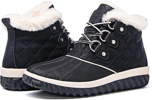 GLOBALWIN Women's Winter Boots Ankle Boots in Kuwait