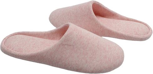 ofoot Women's Non-Slip House Slippers - Lightweight Cotton Memory Foam Indoor Slip-On, Machine Washable & Foldable Travel Design for Home, Yoga, Narrow/Wide Fit Options in Kuwait