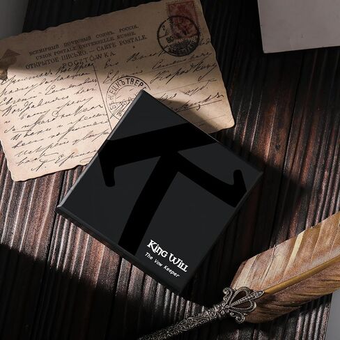 سوار King Will للرجال - سلسلة ربط كوبية سوداء مرصعة بالزركون المكعب للارتداء اليومي بشكل مريح in Kuwait