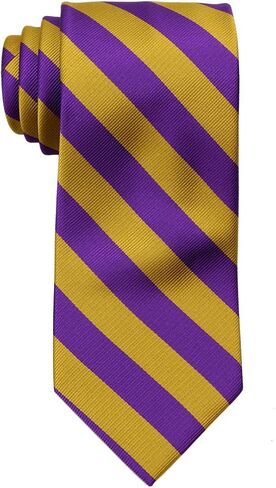 BUYYOURTIES Men's College Repp Stripe Print Striped Necktie Ties Many Colors in Kuwait