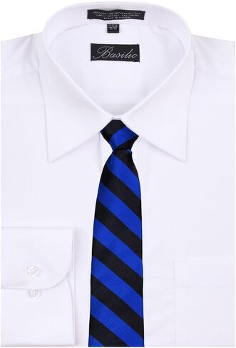 BUYYOURTIES Men's College Repp Stripe Print Striped Necktie Ties Many Colors in Kuwait