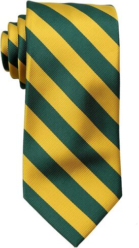 BUYYOURTIES Men's College Repp Stripe Print Striped Necktie Ties Many Colors in Kuwait