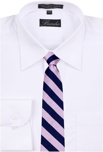 BUYYOURTIES Men's College Repp Stripe Print Striped Necktie Ties Many Colors in Kuwait