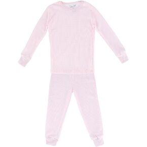Rene Rofe Toddler Girl's Waffle Thermal Long Underwear 2-Piece Set