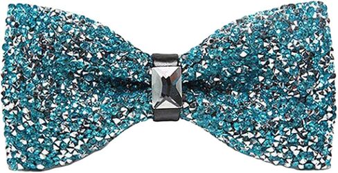 الرجال الفاخرة تألق ديامانتي بووتيس نوبل لامعة كريستال حجر الراين القوس العلاقات in Kuwait