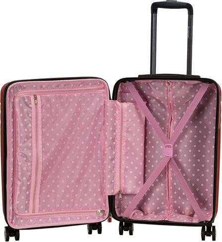 Rockland Pista Hardside Spinner Wheel Luggage Set, Champagne, 3-Piece (20/24/28) in Saudi Arabia