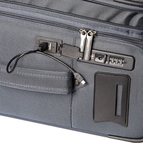 مجموعة حقائب سفر ديجونو إكزكيوتيف دوارة مكونة من 3 قطع مع منفذ USB، أسود in Kuwait