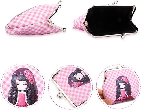 محفظة نقود معدنية من Oyachic مكونة من قطعتين من البولي يوريثان مع قفل بمشبك in Kuwait