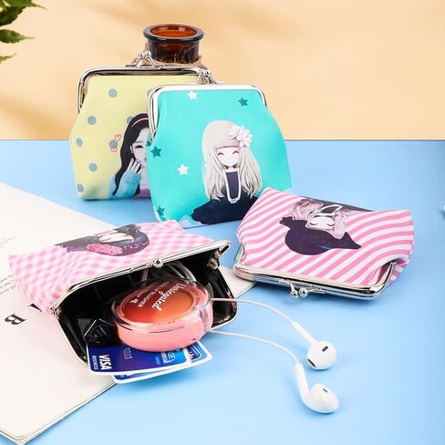 محفظة نقود معدنية من Oyachic مكونة من قطعتين من البولي يوريثان مع قفل بمشبك in Kuwait