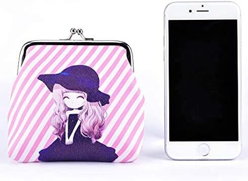 محفظة نقود معدنية من Oyachic مكونة من قطعتين من البولي يوريثان مع قفل بمشبك in Kuwait