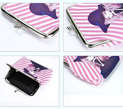 محفظة نقود معدنية من Oyachic مكونة من قطعتين من البولي يوريثان مع قفل بمشبك in Kuwait