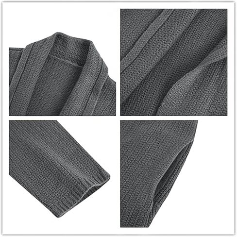 سويتر كارديجان للرجال من بينغفي، بتصميم مفتوح من الامام واكمام طويلة، كارديجان سادة منسوج مع جيب in Kuwait