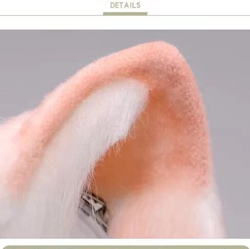 زي عصابة الرأس من Valpeak Cat Fox Ears لحفلات الهالوين وأعياد الميلاد (أحمر) in Kuwait