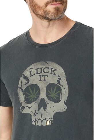 Lucky Brand Men's Skull Luck It Tee in Saudi Arabia