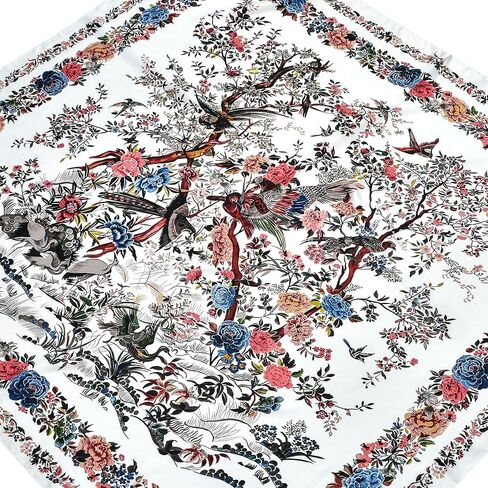 وشاح رأس كبير للنساء مقاس 53 بوصة - وشاح حريري من الساتان لتغليف الشعر ليلاً وشاح مربع باندانا للنوم in Kuwait