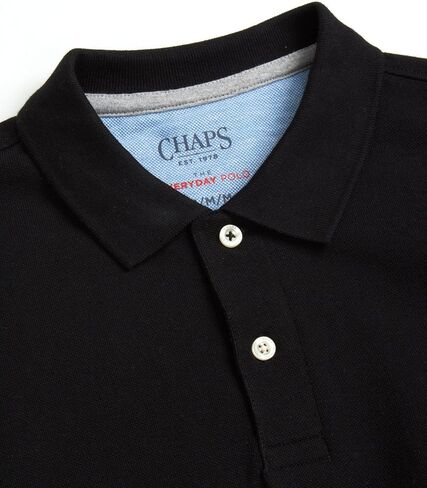 قميص بولو رجالي من Chaps - قميص بولو قطني كاجوال بأكمام قصيرة وقصة كلاسيكية - قميص جولف للرجال (S-2XL) in Kuwait