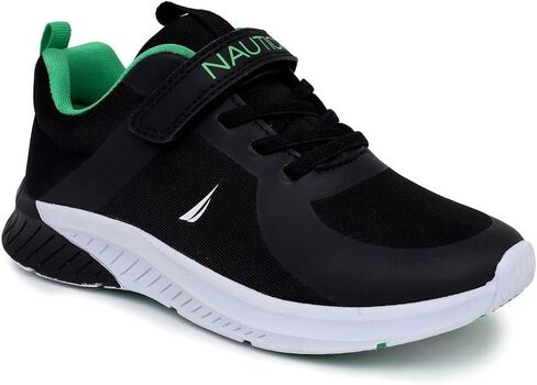 Nautica Kids Boys Sneakers – Youth Athletic Running Shoe with One-Strap Bungee Design | Little Kid/Big Kid Sizes Performance & Style in Saudi Arabia
