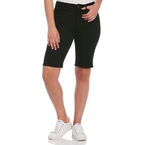 Rafaella Women's High Rise Cut-Off Bermuda Shorts