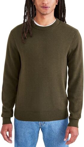 Dockers Men's Regular Fit Long Sleeve Crewneck Sweater in Saudi Arabia