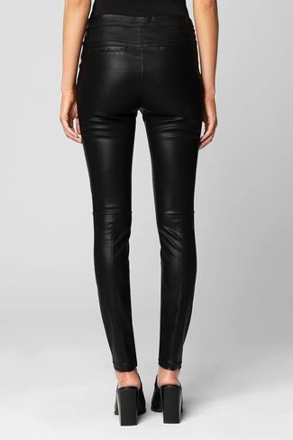 Womens Luxury Vegan Leather Pants, Comfortable Biker Style Leggings, Super Soft High Waist, Tummy Control in Saudi Arabia